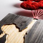Wallity Banksy - 17-1 Escultura de pared de madera y metal